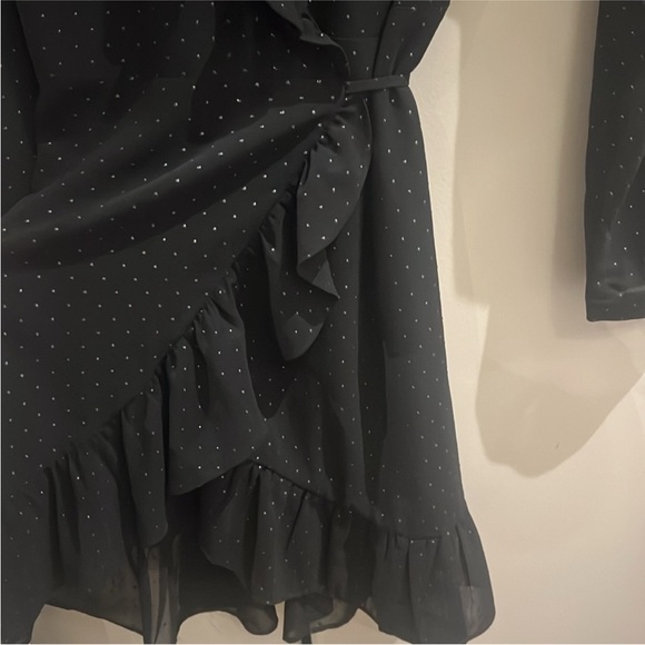 ALL SAINTS KIYAH SHIMMER DRESS - Picture 6 of 7